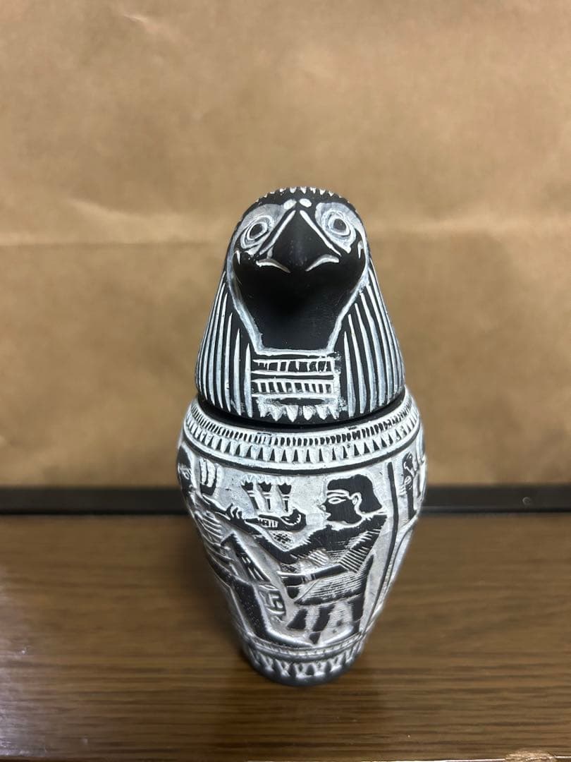 プ*ん様 【エジプト工芸品】カノプス壺