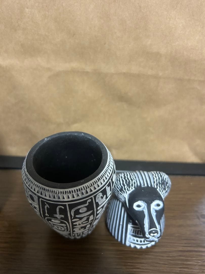 プ*ん様 【エジプト工芸品】カノプス壺