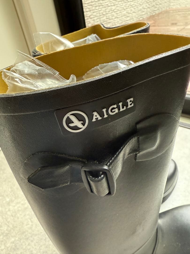 AIGLE ブラック 長靴 37サイズ