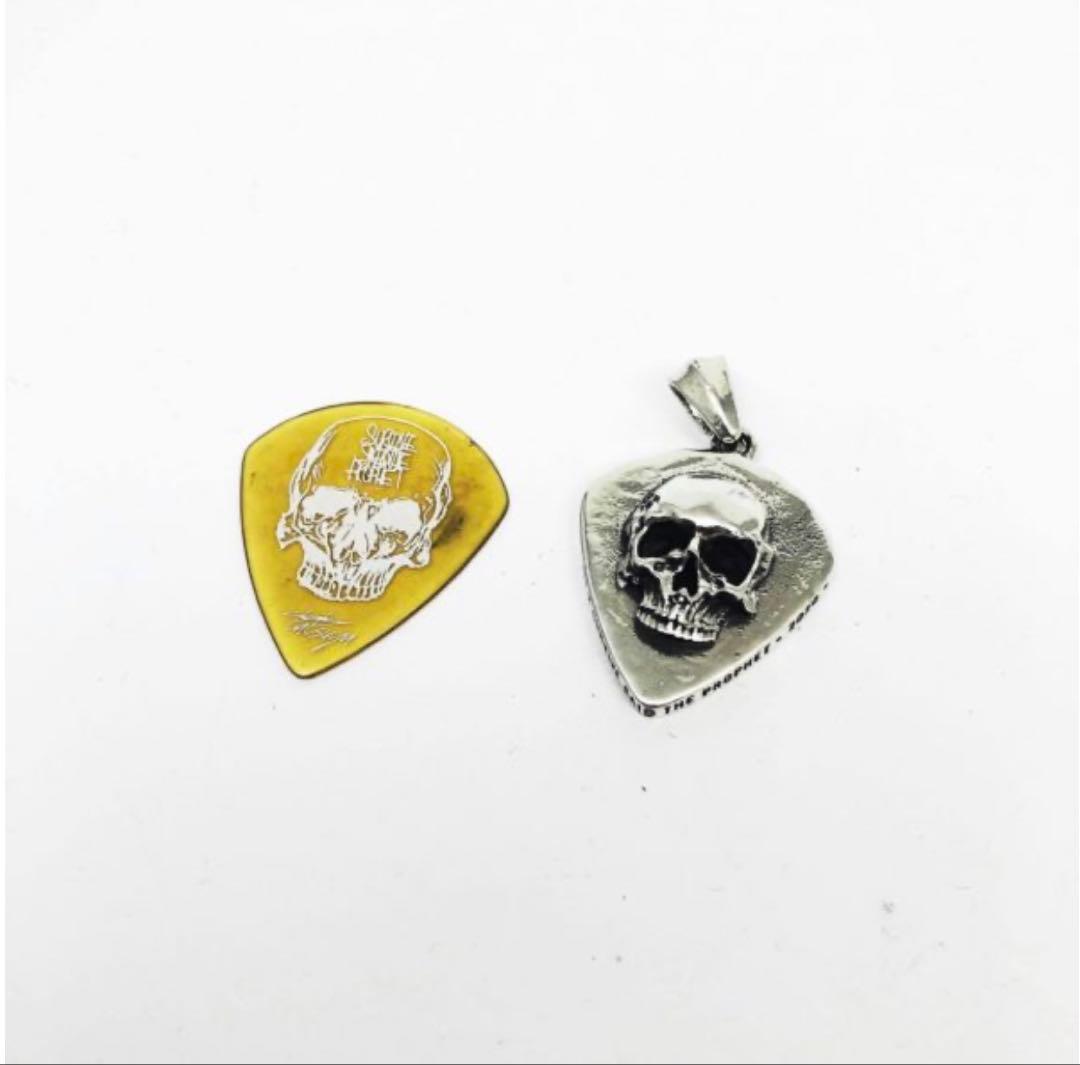 サバプロ　ネックレス　SSTP x OJ Skull Pick Pendant