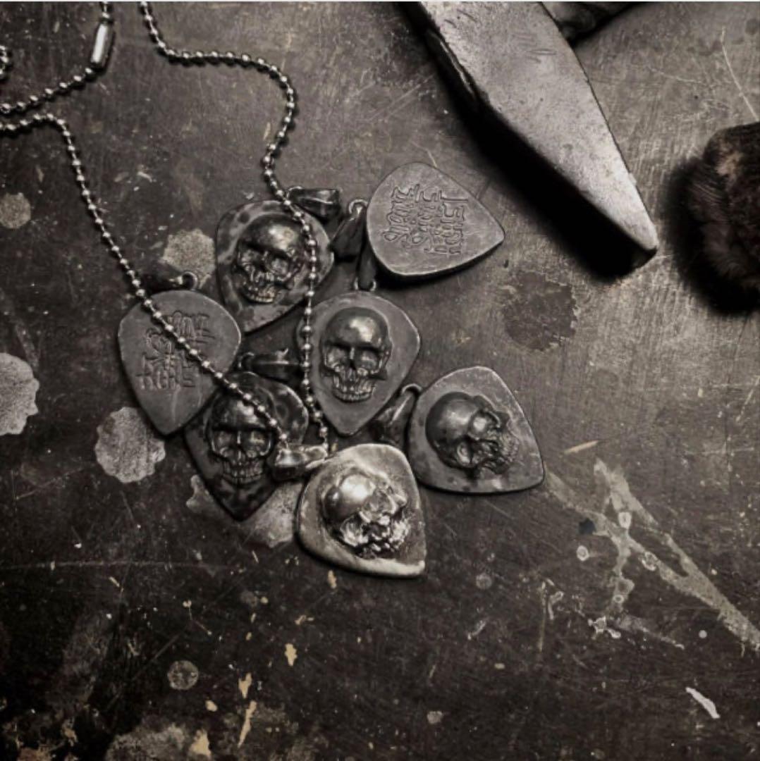 サバプロ　ネックレス　SSTP x OJ Skull Pick Pendant