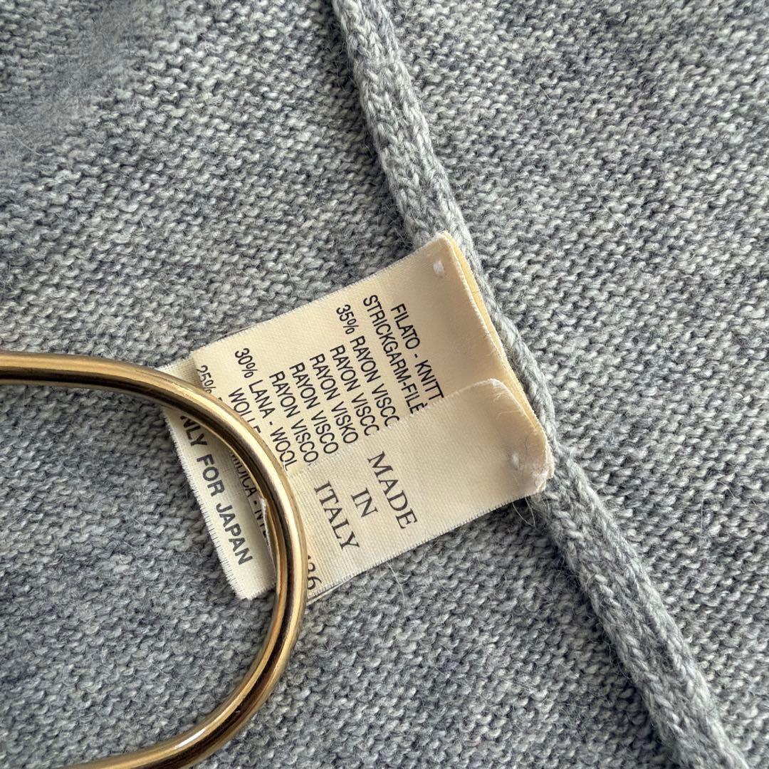 希少 MM MaxMara マックスマーラ カシミヤ ロング カーディガン