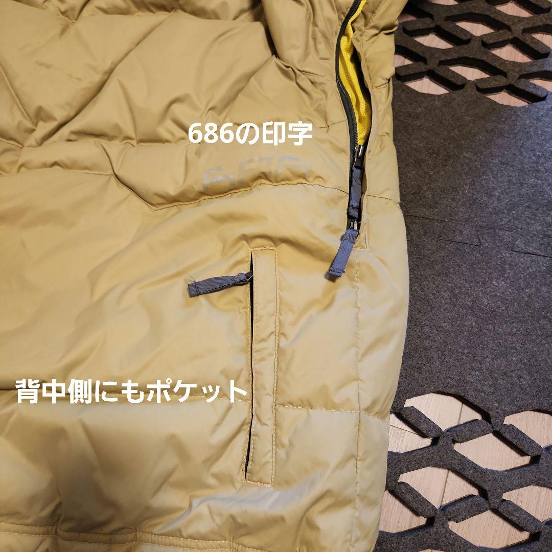 686 スノーウェアダウンジャケット　ユニセックスM