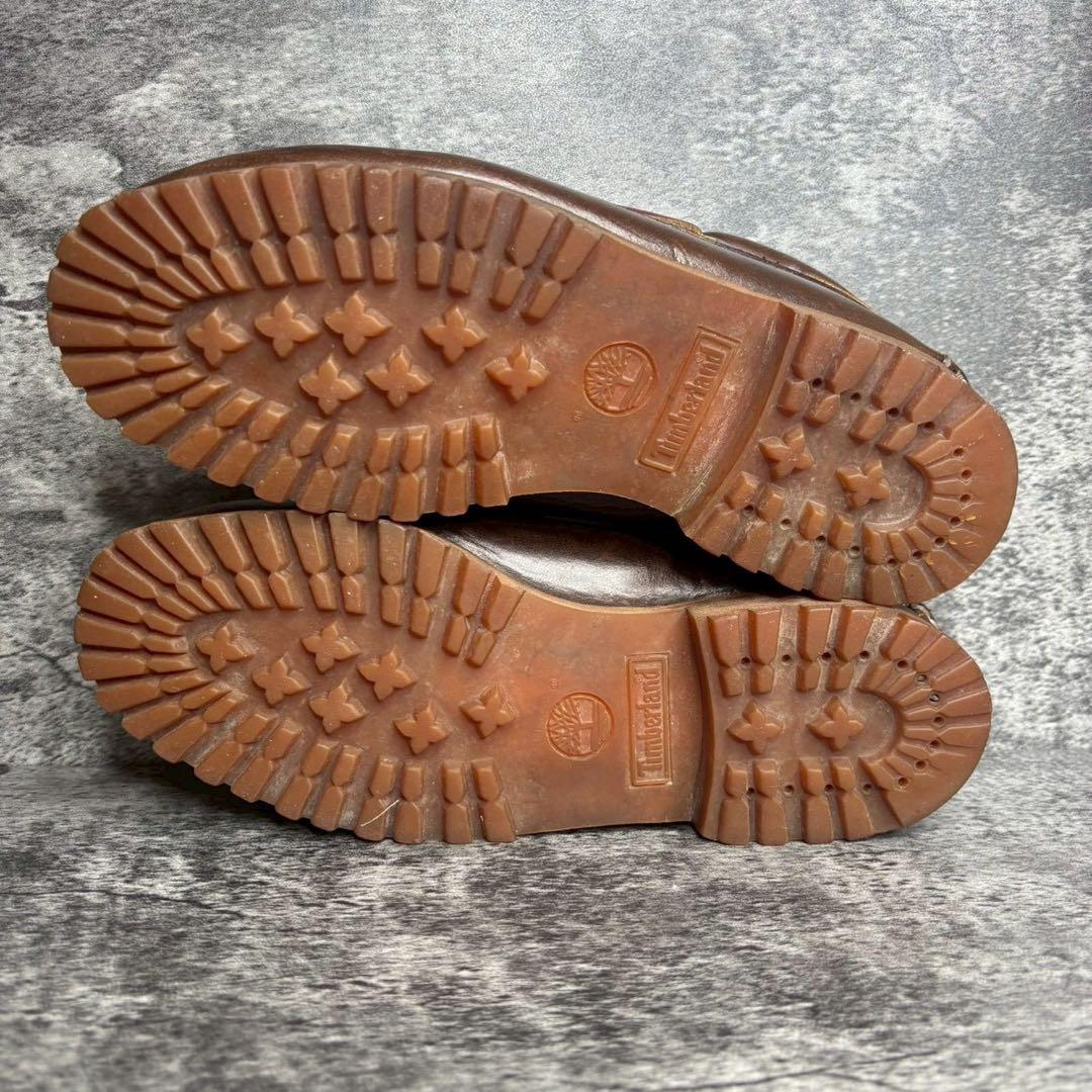 【美品】Timberland デッキシューズ 3Eye 26cm モカシン