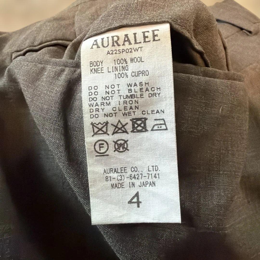 AURALEE 22SS セットアップ　TOPBROWN
