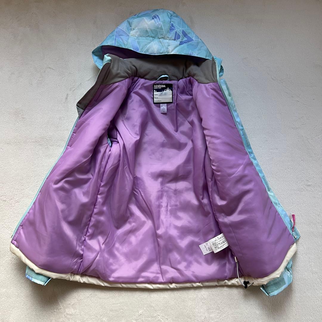 DESCENTE デサント 160cm スキーウェア 上下 セットアップ 青 黒