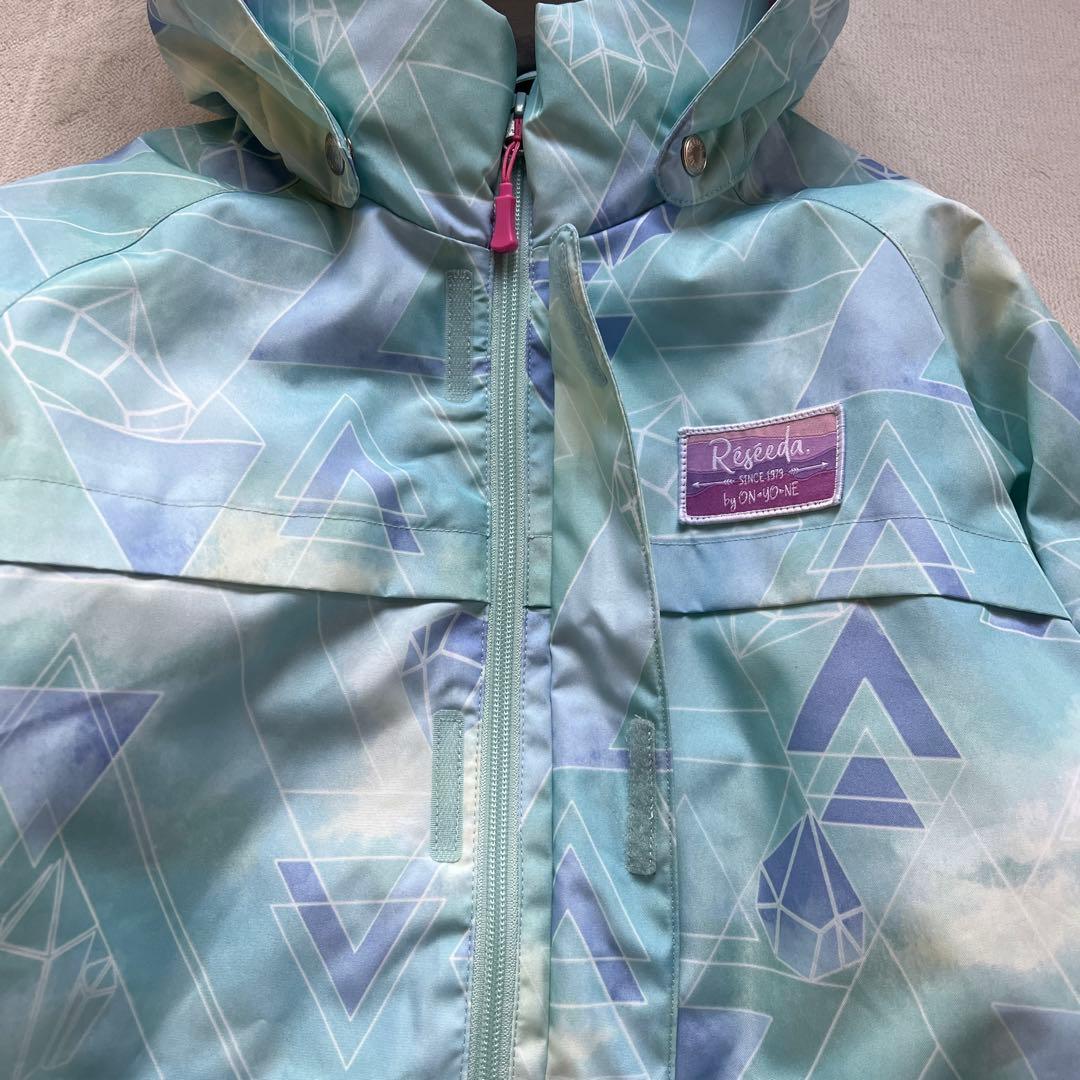 DESCENTE デサント 160cm スキーウェア 上下 セットアップ 青 黒