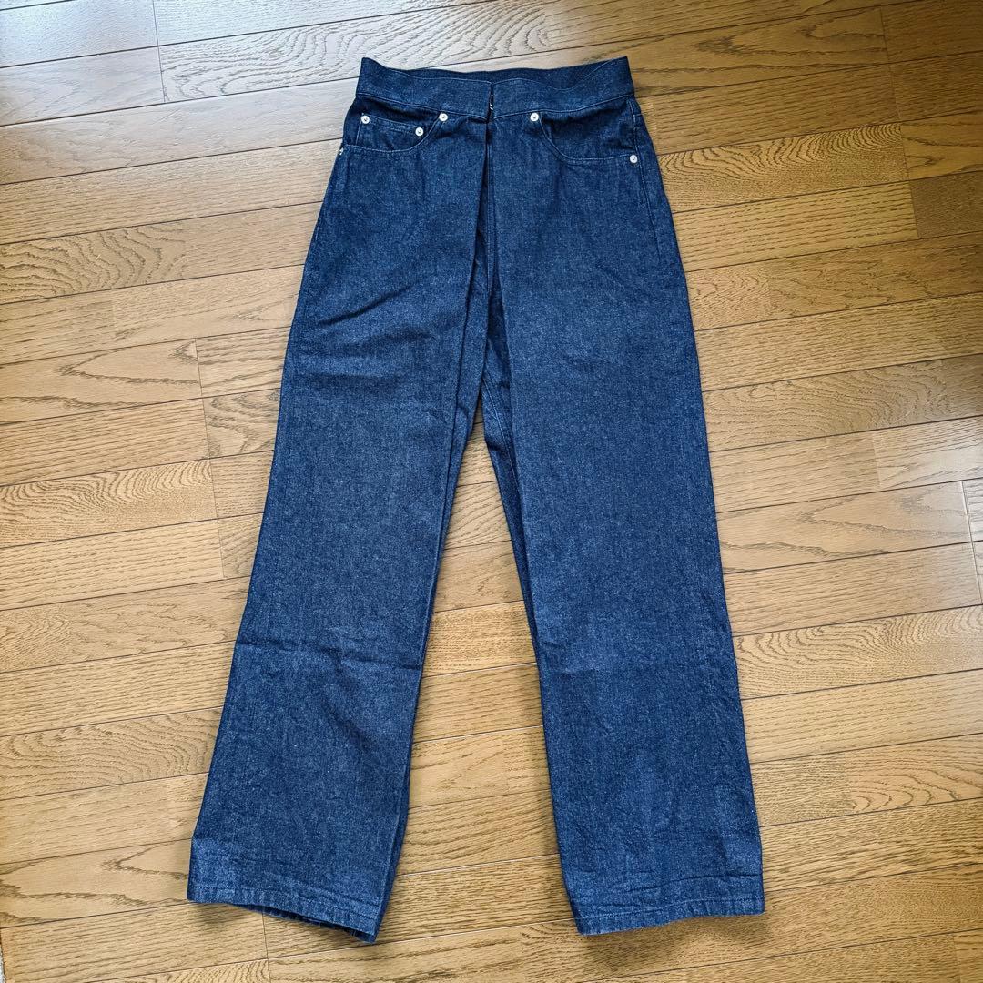 ジョンローレンスサリバン　デニムワイドパンツ