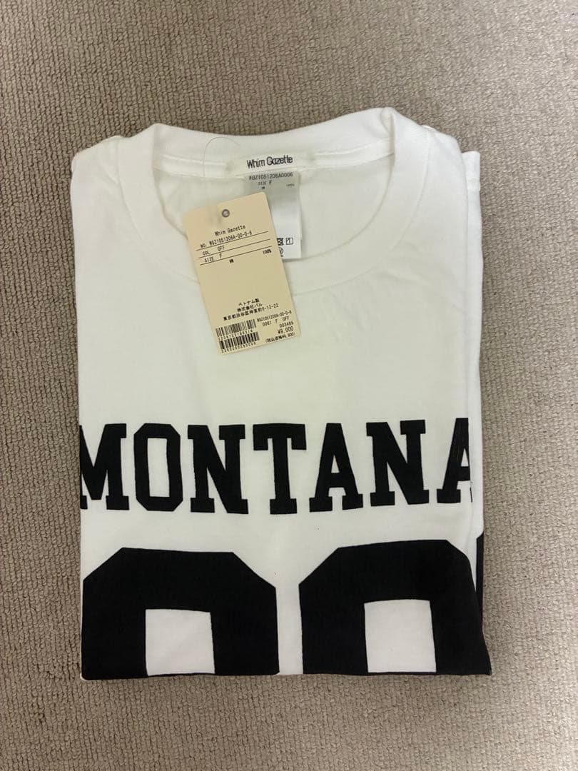 新品 Whim Gazette ウィムガゼット ナンバリング Tシャツ