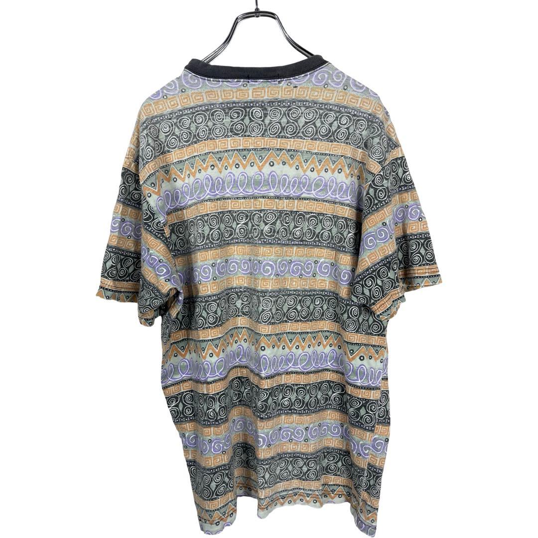 ● stussyステューシー 80s tシャツ TOMTOM柄　XL 黒タグ初期