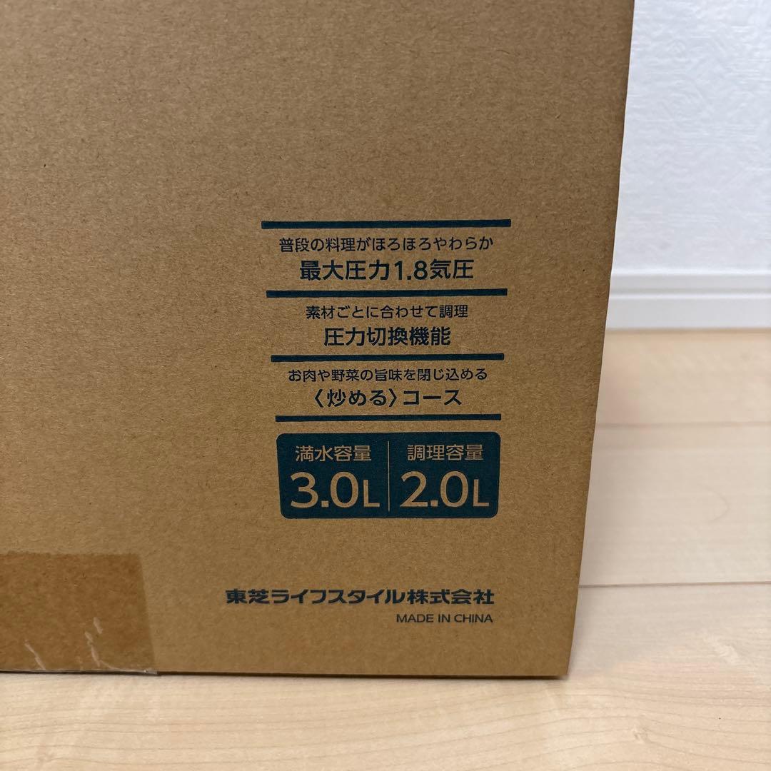 TOSHIBA 圧力鍋 RCP-30R K