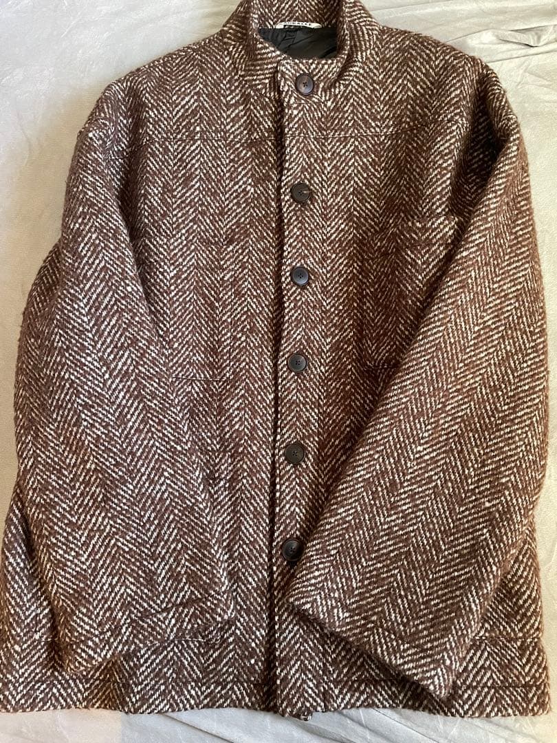 ジャケット・アウター AURALEE 22AW WOOL ALPACA SHORT BLOUSON 3