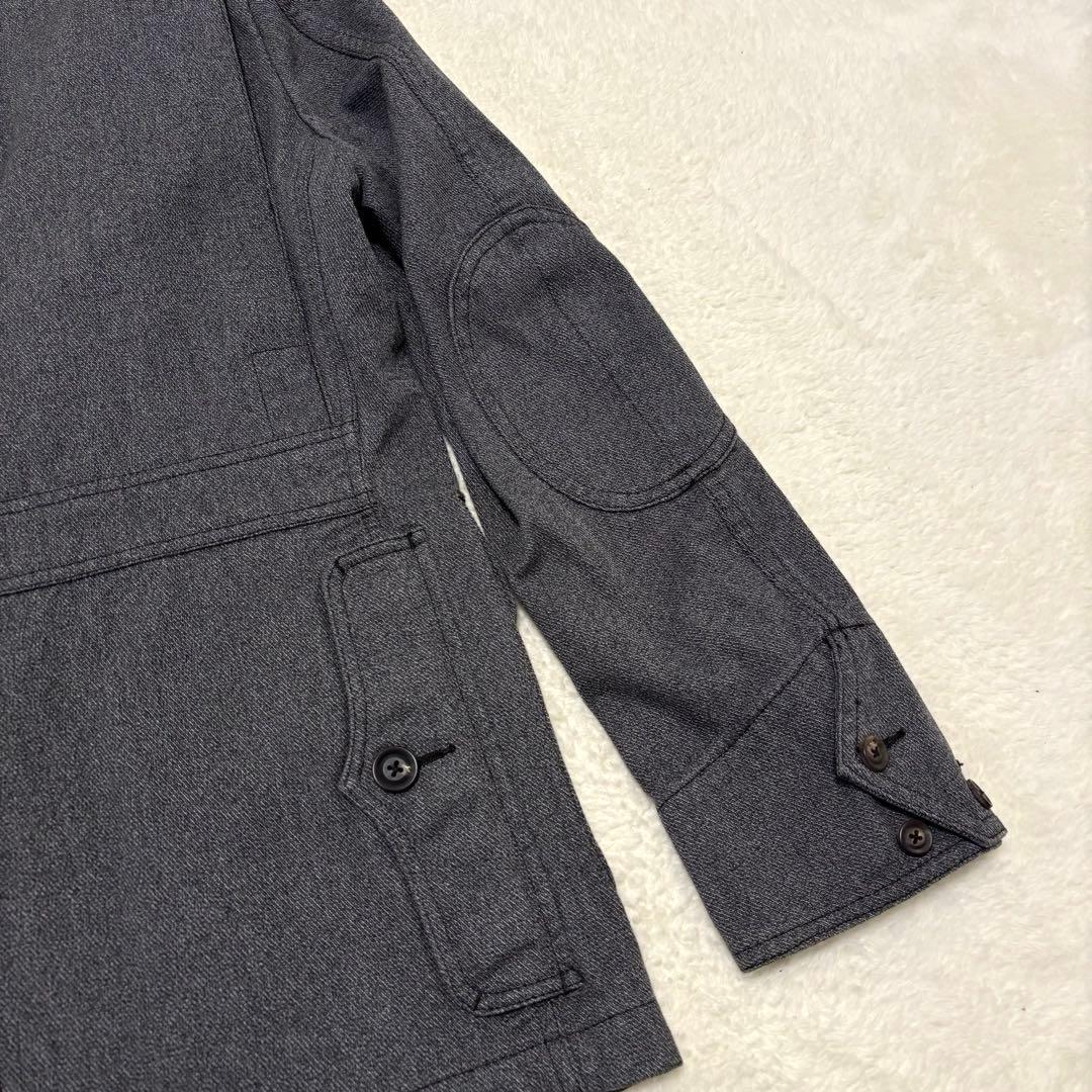 未使用級 J.PRESS ブラックシャンブレー ハンティングジャケット L