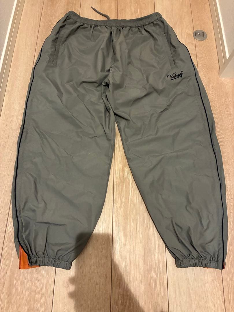 ケボズ KEBOZ 2TONE TRACK PANTS GRAY （GRAY）