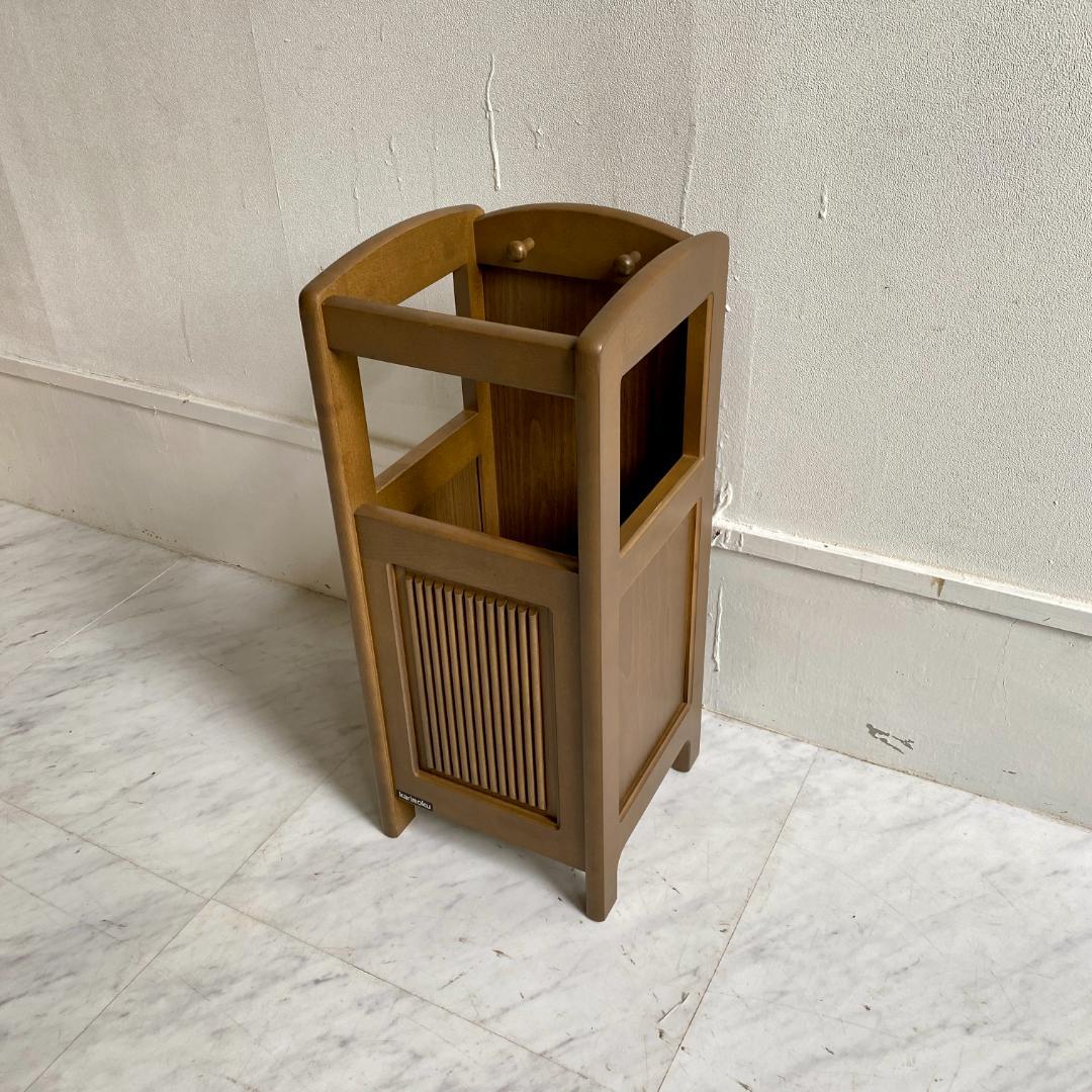 カリモク karimoku 木製 傘立て 美品