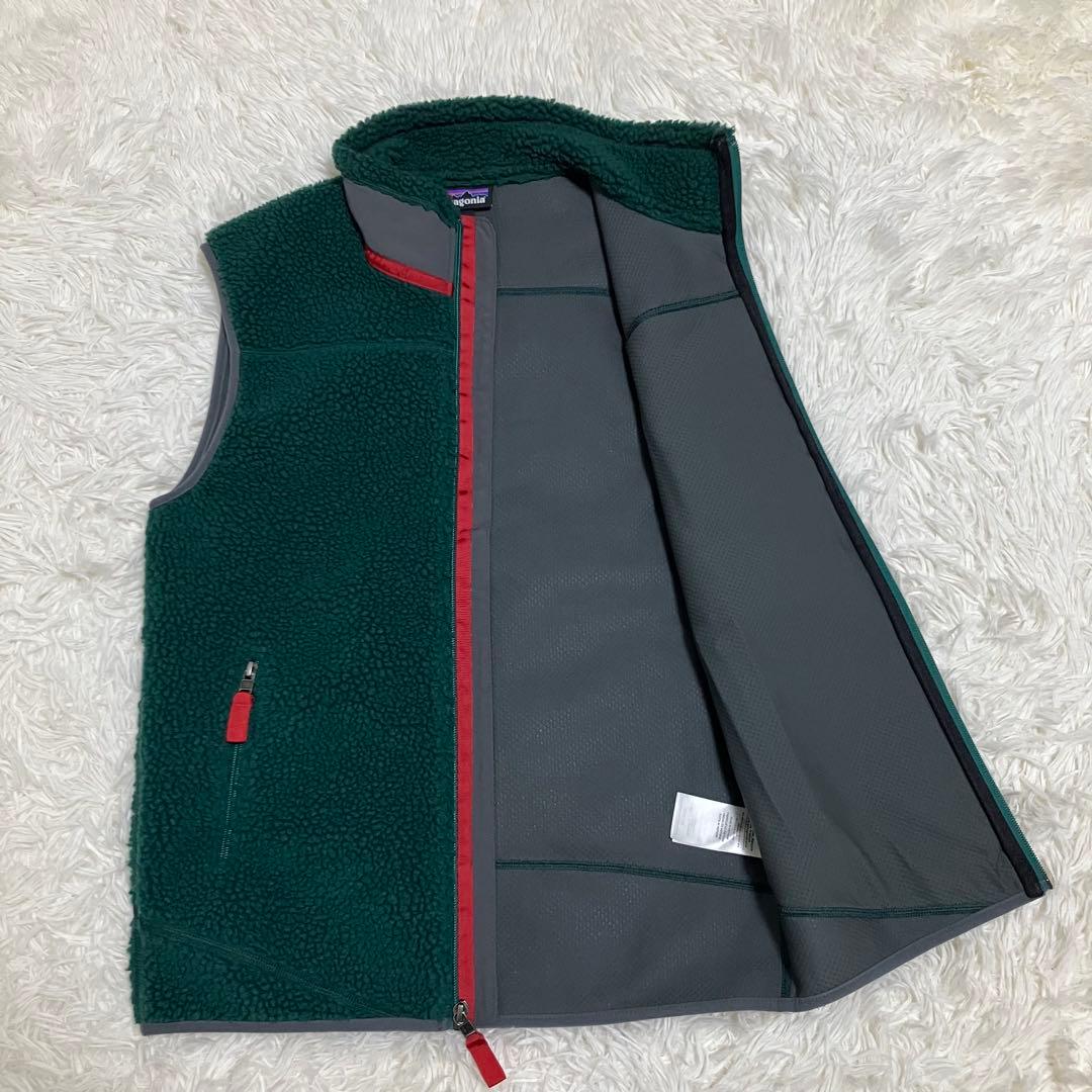 【美品】Patagonia レトロ X ベスト 2019年製 グリーン S