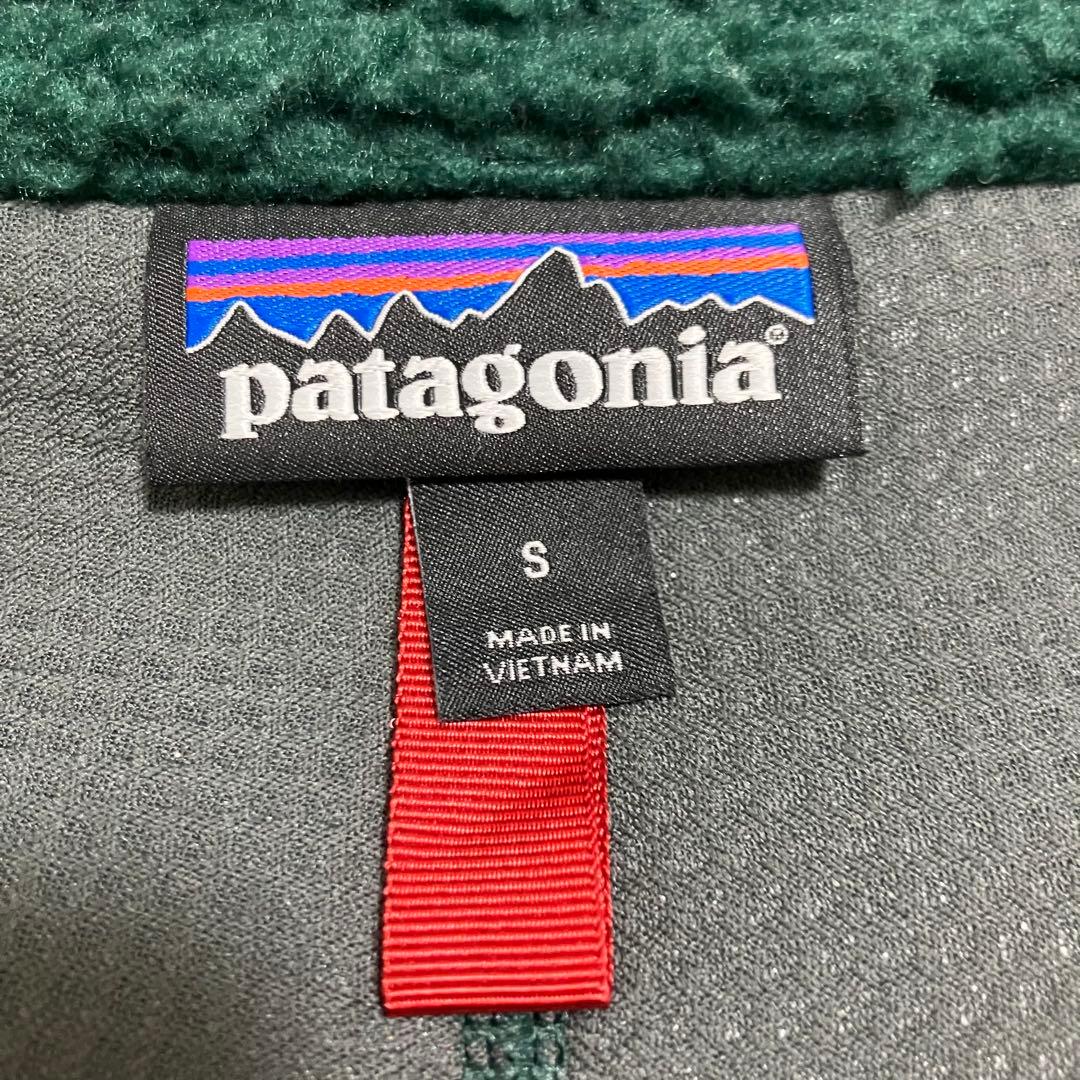 【美品】Patagonia レトロ X ベスト 2019年製 グリーン S