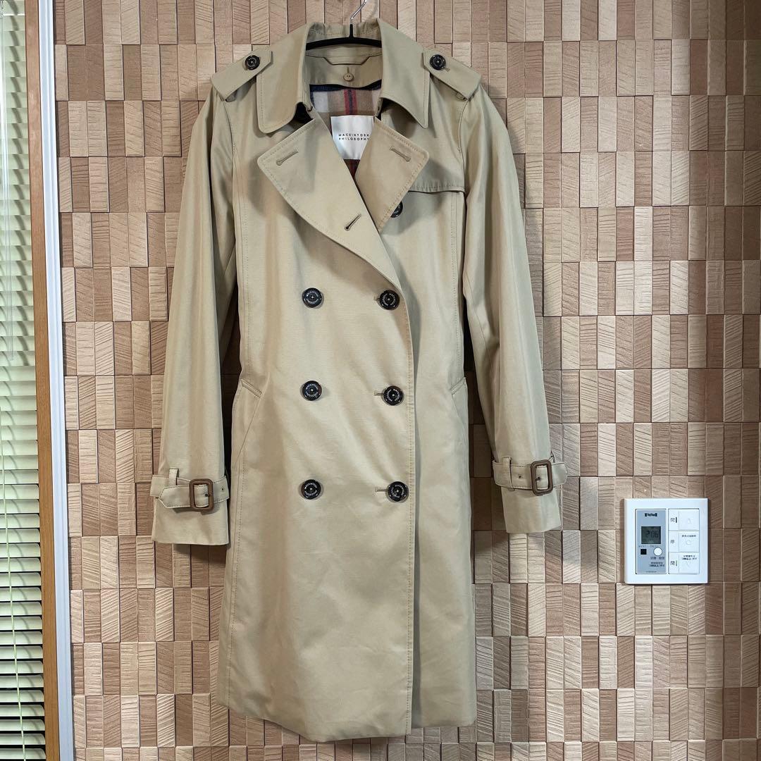 極美品✨マッキントッシュフィロソフィーベージュ トレンチコート ライナー付き