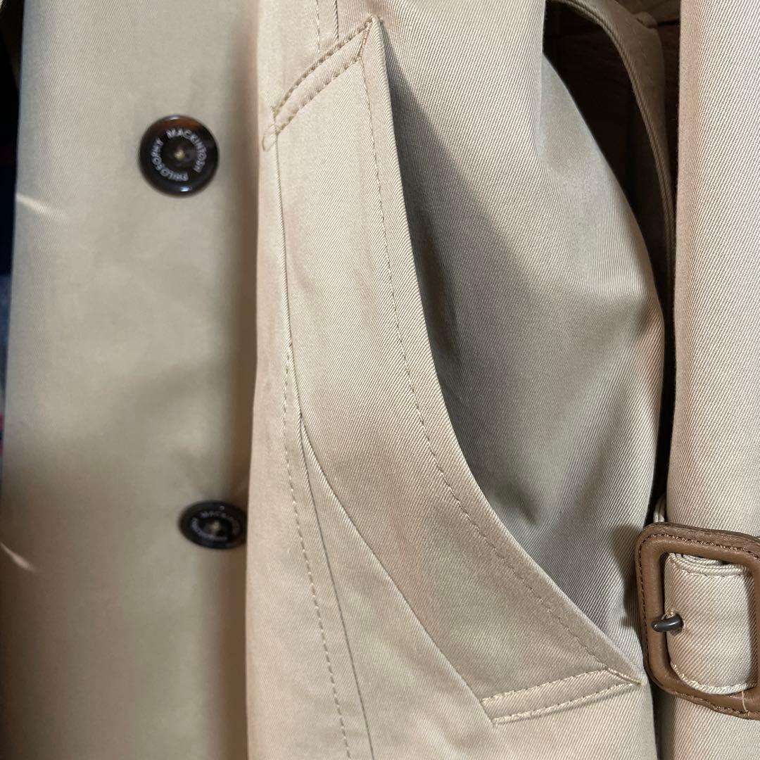 極美品✨マッキントッシュフィロソフィーベージュ トレンチコート ライナー付き