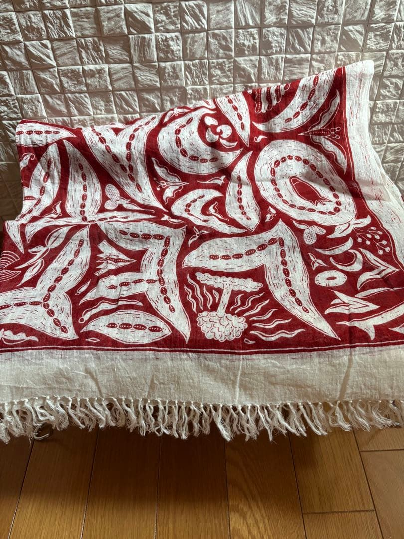 ババグーリ Babaghuri 植物模様ストール