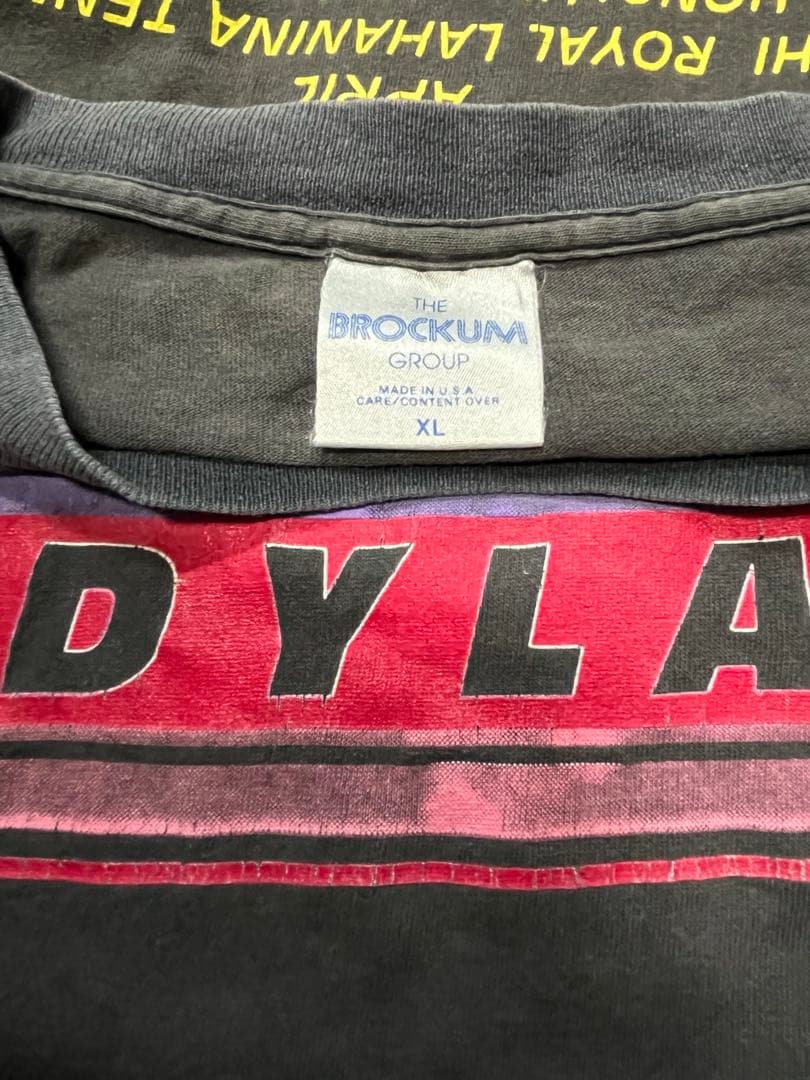1992年BOB DYLANボブディラン ヴィンテージ　Tシャツ Brockum