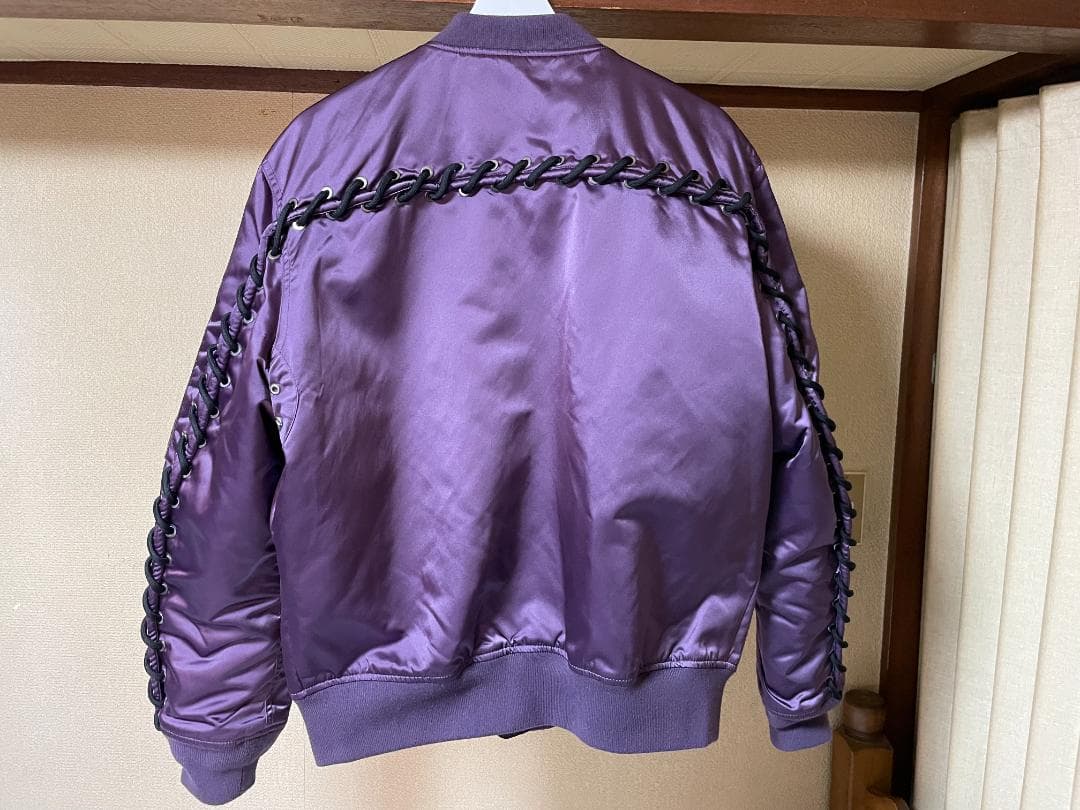 DIESEL J-JAVIER JACKET M フライトジャケット パープル