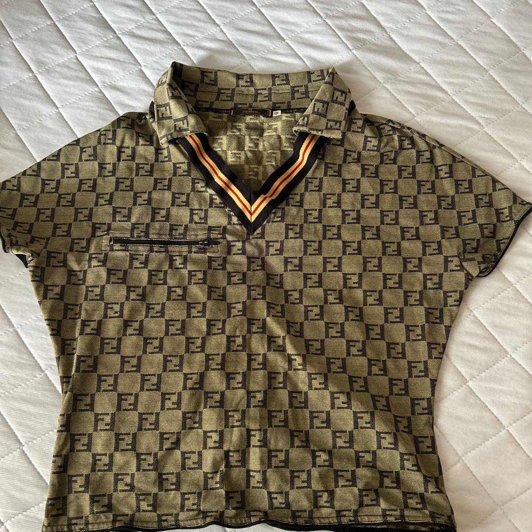 Fendi ロゴポロシャツ 半袖 42