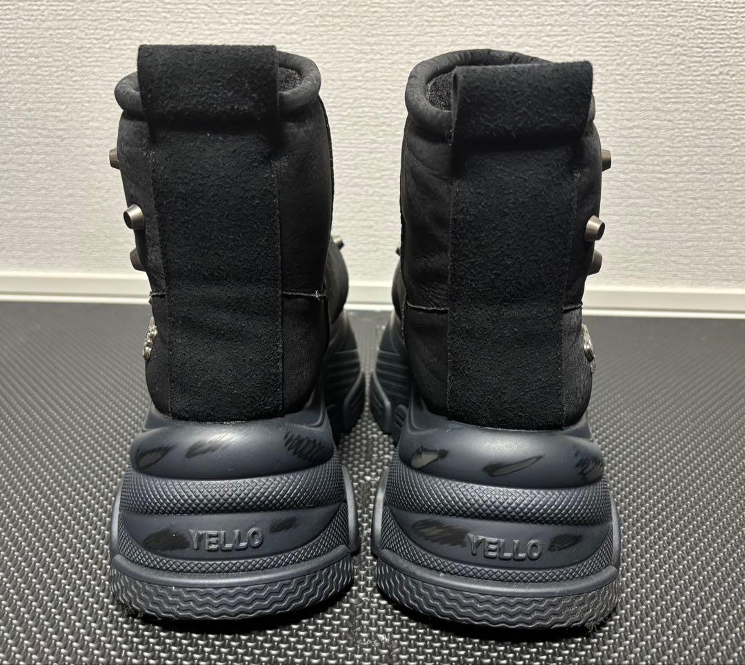 YELLO VICTOR SHORT BOOTS ブラック