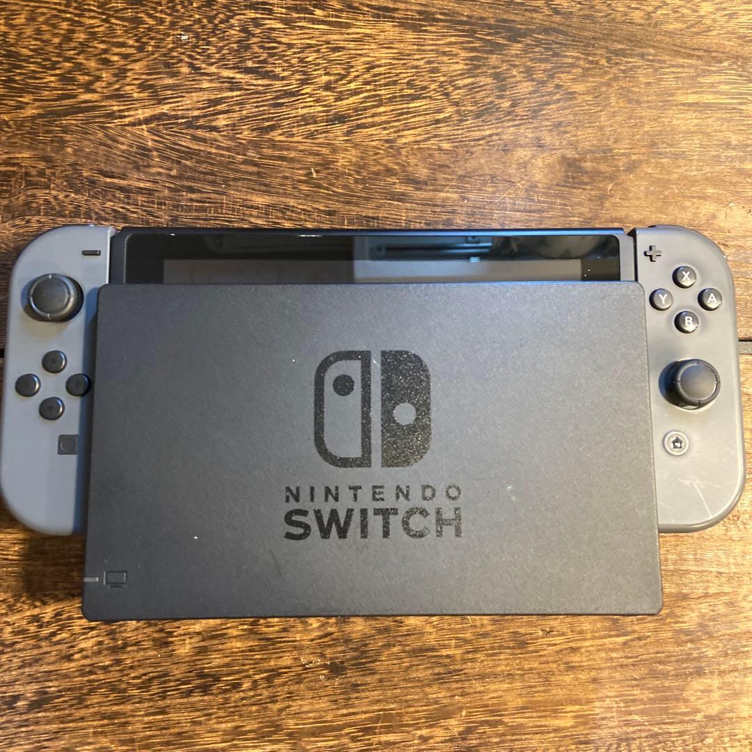 【中古】ニンテンドーSwitch 本体 HAC-001 初代 箱付き グレー