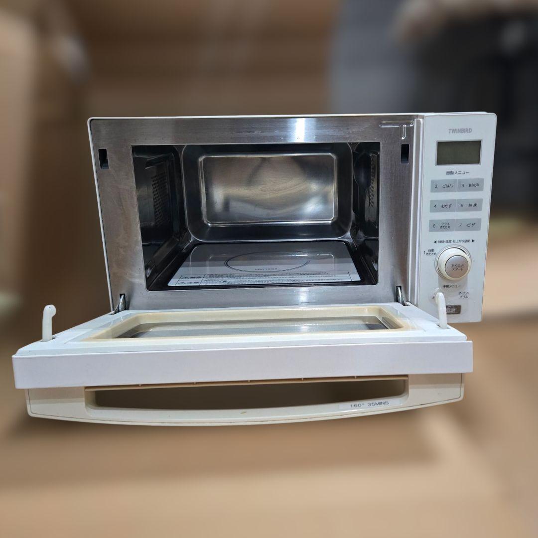 TWINBIRD センサー付フラットオーブンレンジ DR-E852 2019年製