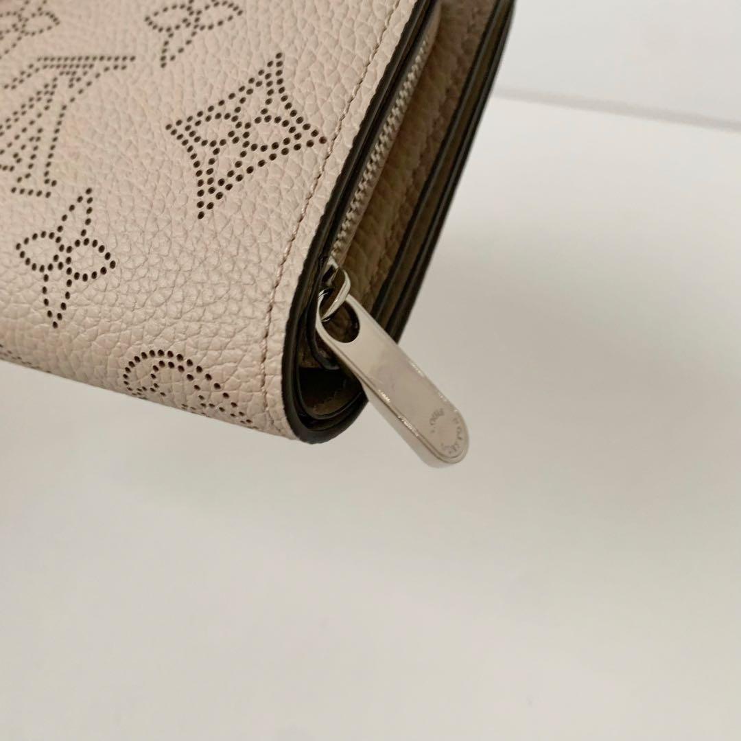 【ルイヴィトン】ポルトフォイユ　クレア　マヒナ　ガレ　グレージュ　折り財布　新品