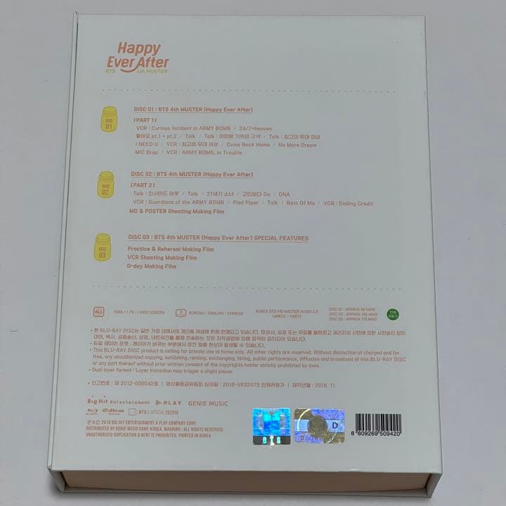 ミュージック BTS 4th MUSTER HAPPY EVER AFTER Blu-ray