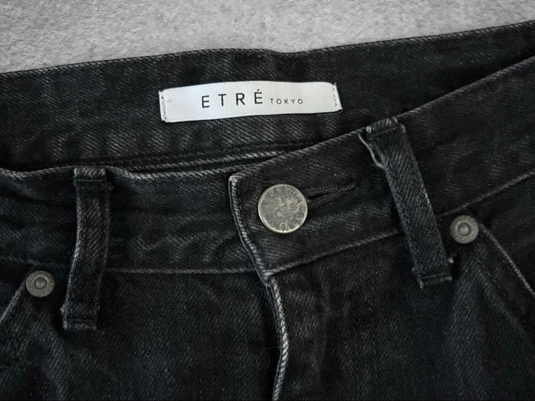 極美品 ETRÉ TOKYO ボリュームローウエストデニム ワイド M 日本製