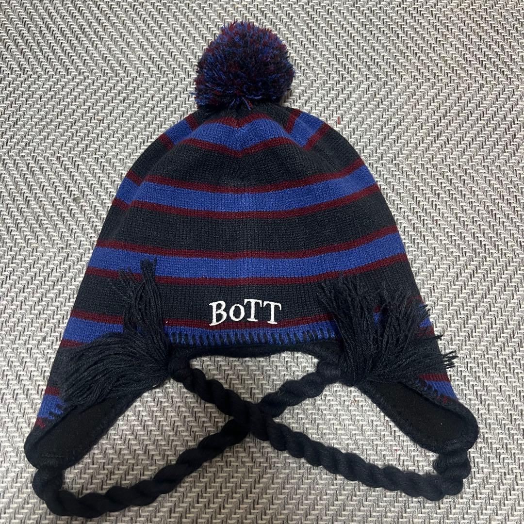 BoTT Tassel Pom Beanie Navy ボット ビーニー
