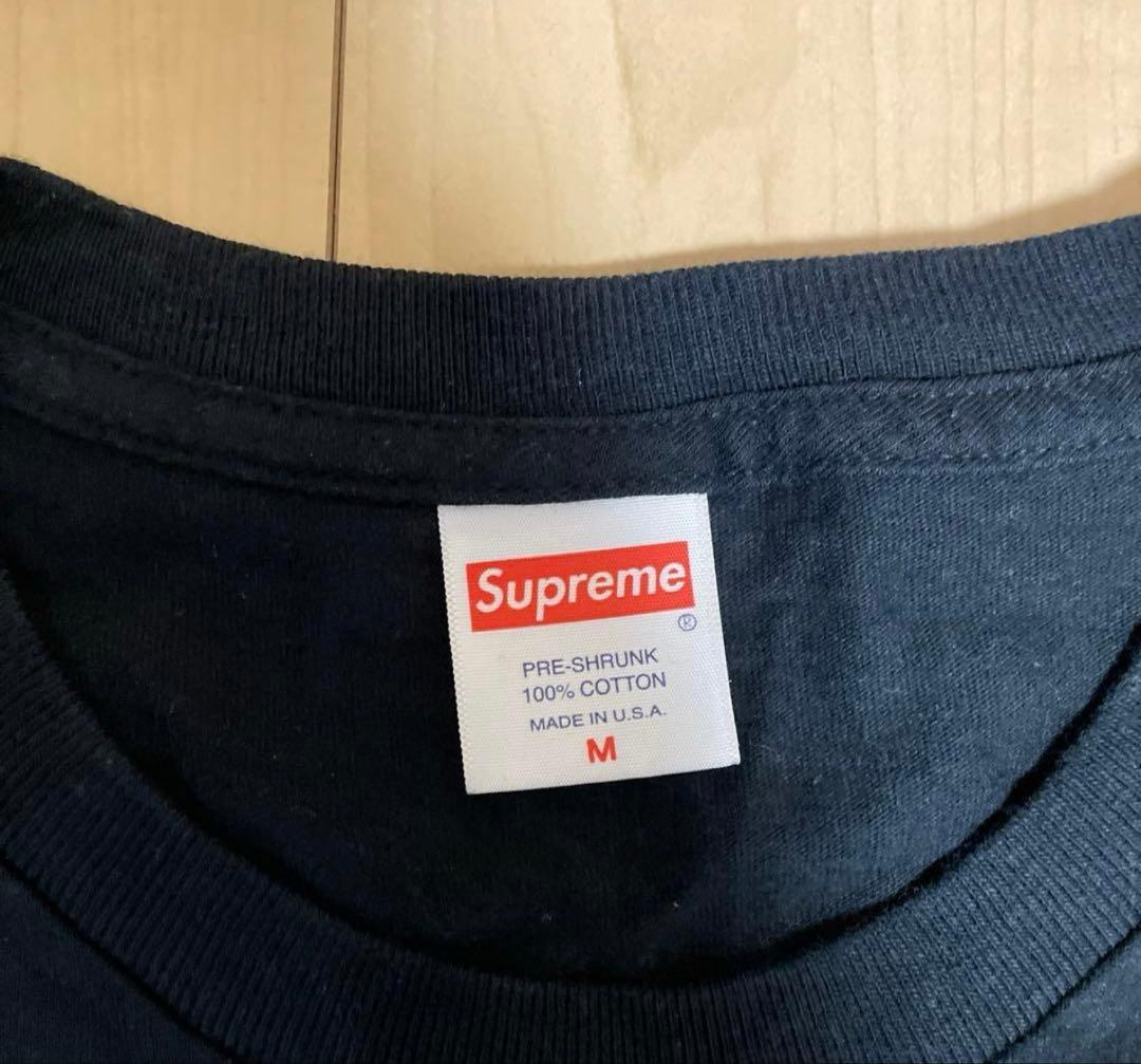 Supreme スケッチ風Tシャツ M ブラック