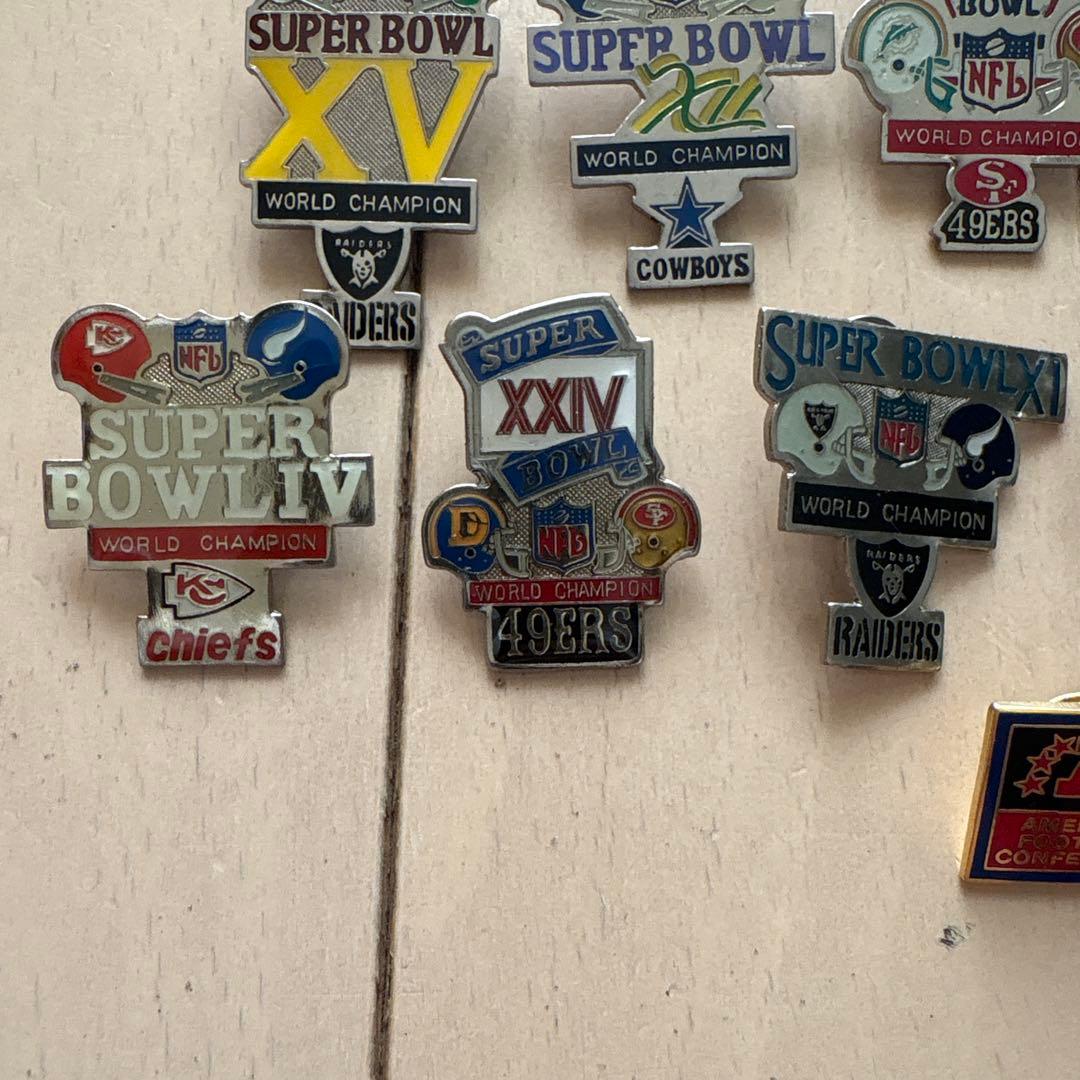 NFL スーパーボウル ピンバッジ 36個セット コレクション レア