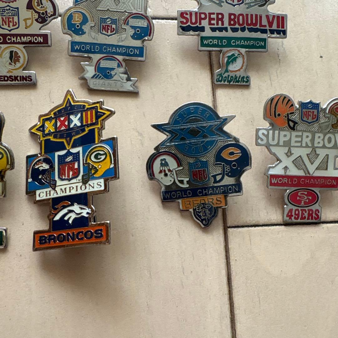 NFL スーパーボウル ピンバッジ 36個セット コレクション レア
