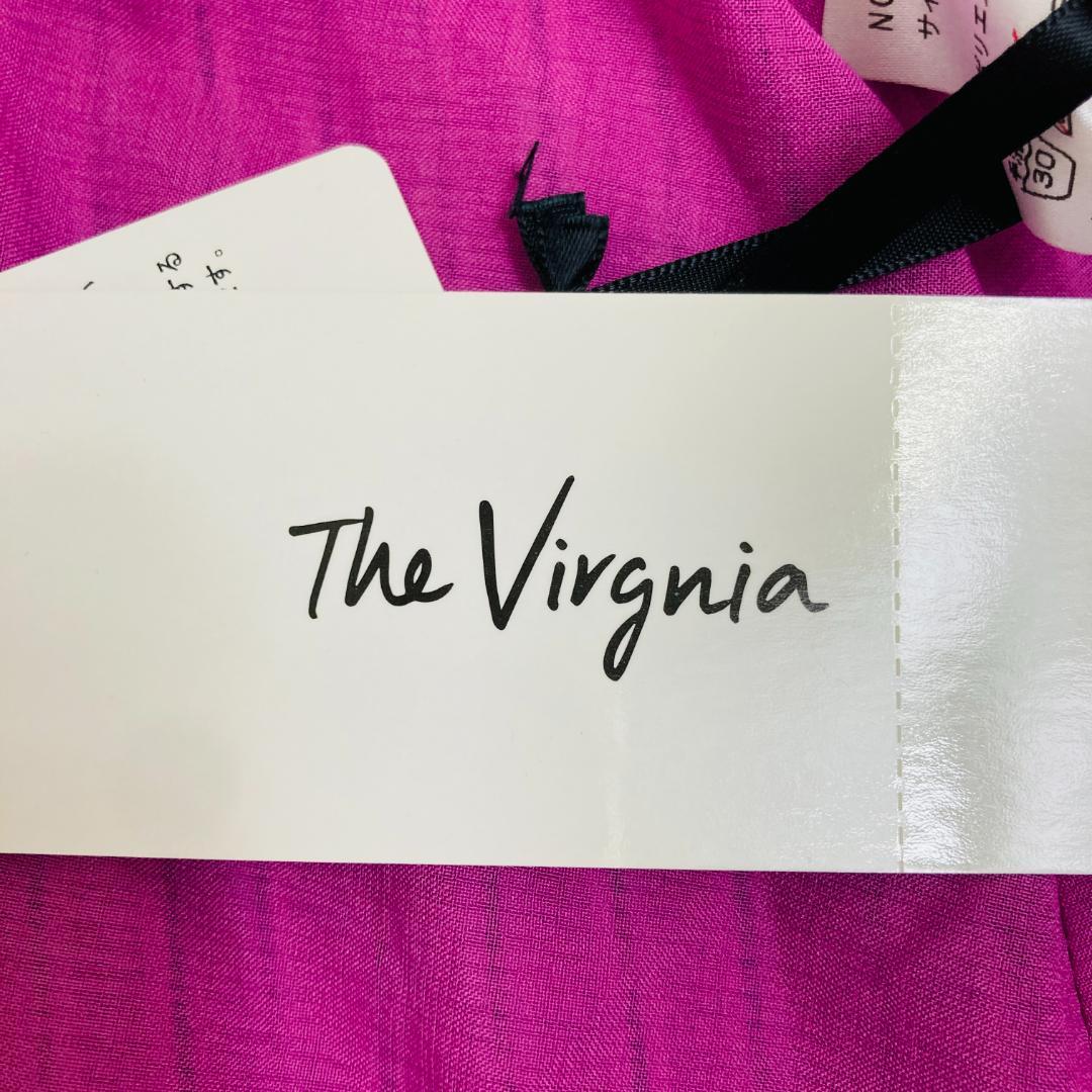 【美品】The Virgnia イタリア製生地 ストライプフレアスカート