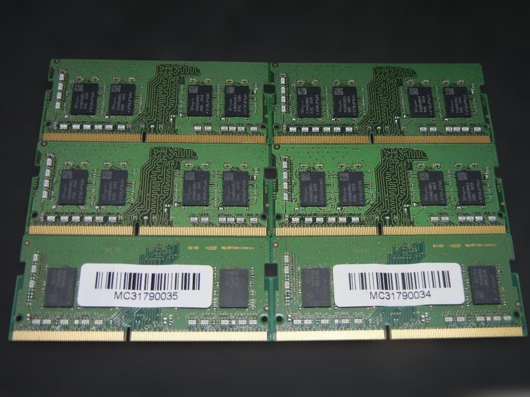SO-DIMM DDR4 3200AA 8GB×6枚セット 中古