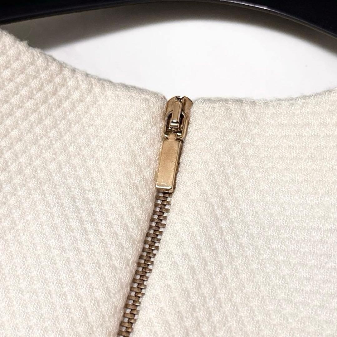 美品 ✨ヒューゴボス　ワンピ―ス　美シルエット　白　40
