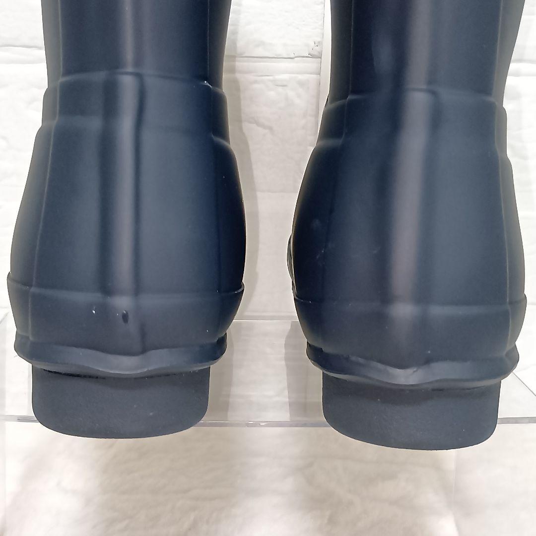 HUNTER ハンターネイビー レインブーツ バックル付き SIZE 24cm