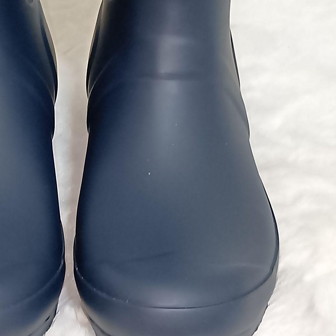HUNTER ハンターネイビー レインブーツ バックル付き SIZE 24cm