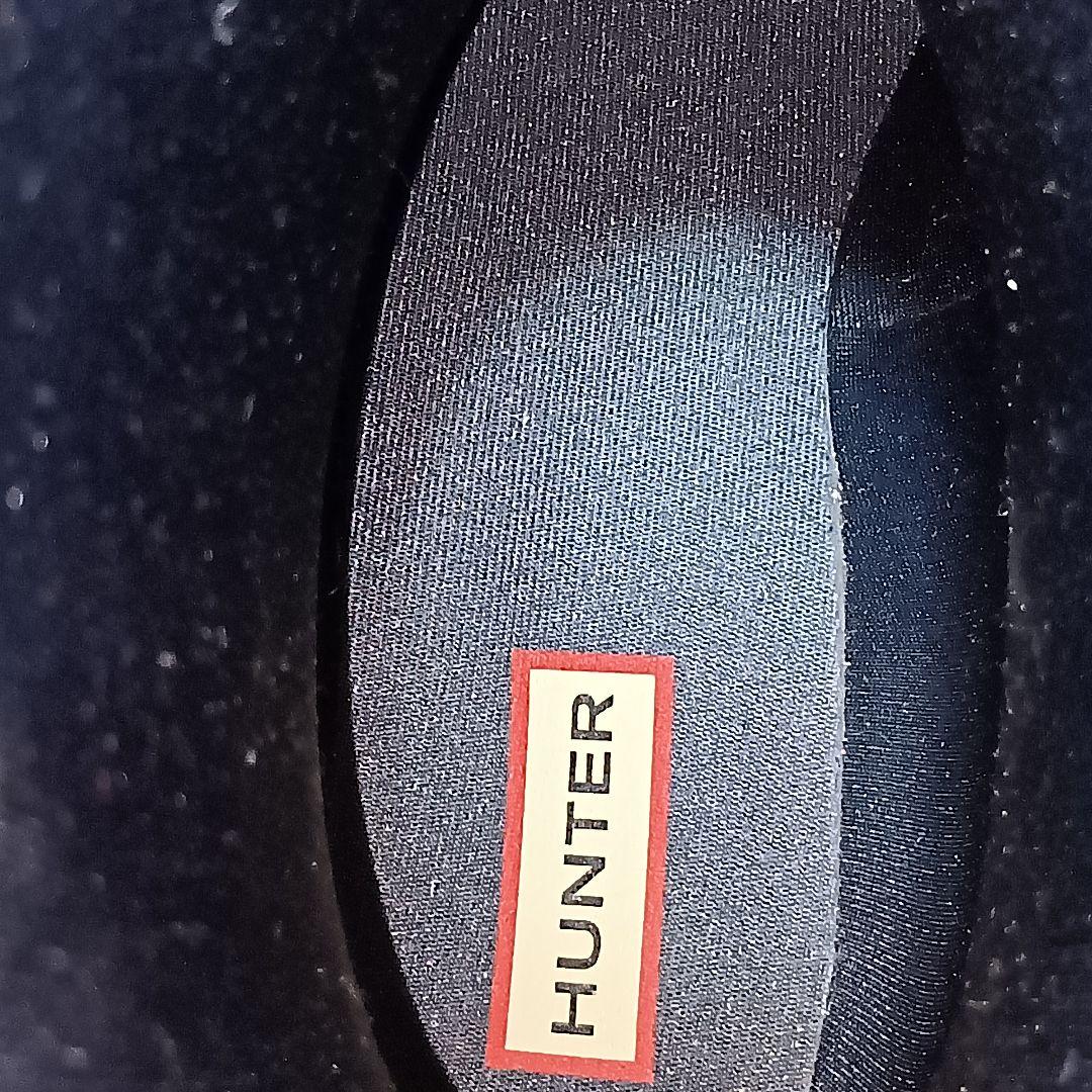 HUNTER ハンターネイビー レインブーツ バックル付き SIZE 24cm