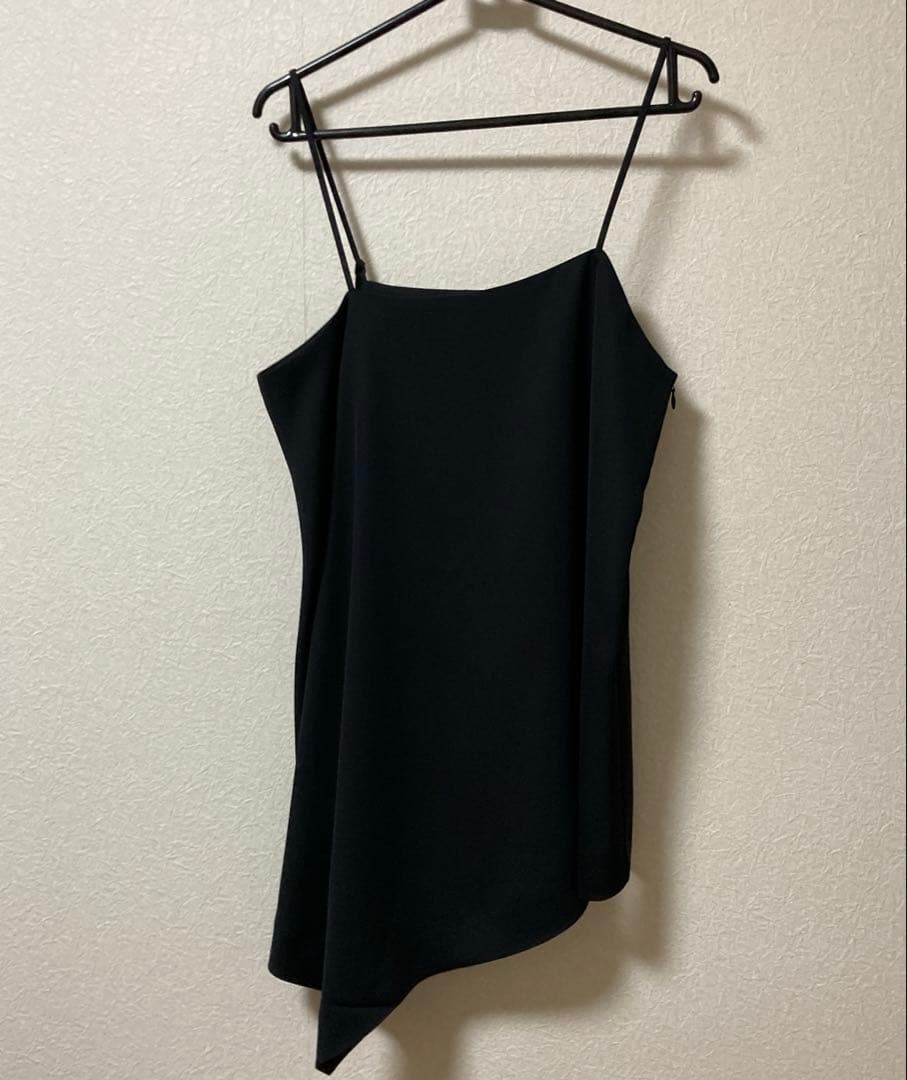 24AW ノーリーズ　ドレスアップロングキャミソール キャミソール　ブラック