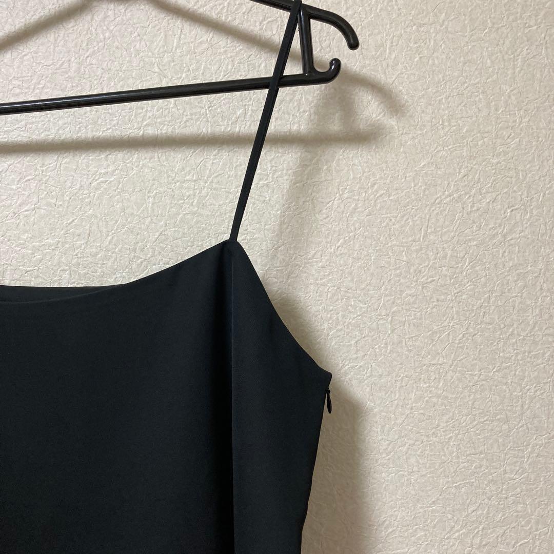 24AW ノーリーズ　ドレスアップロングキャミソール キャミソール　ブラック