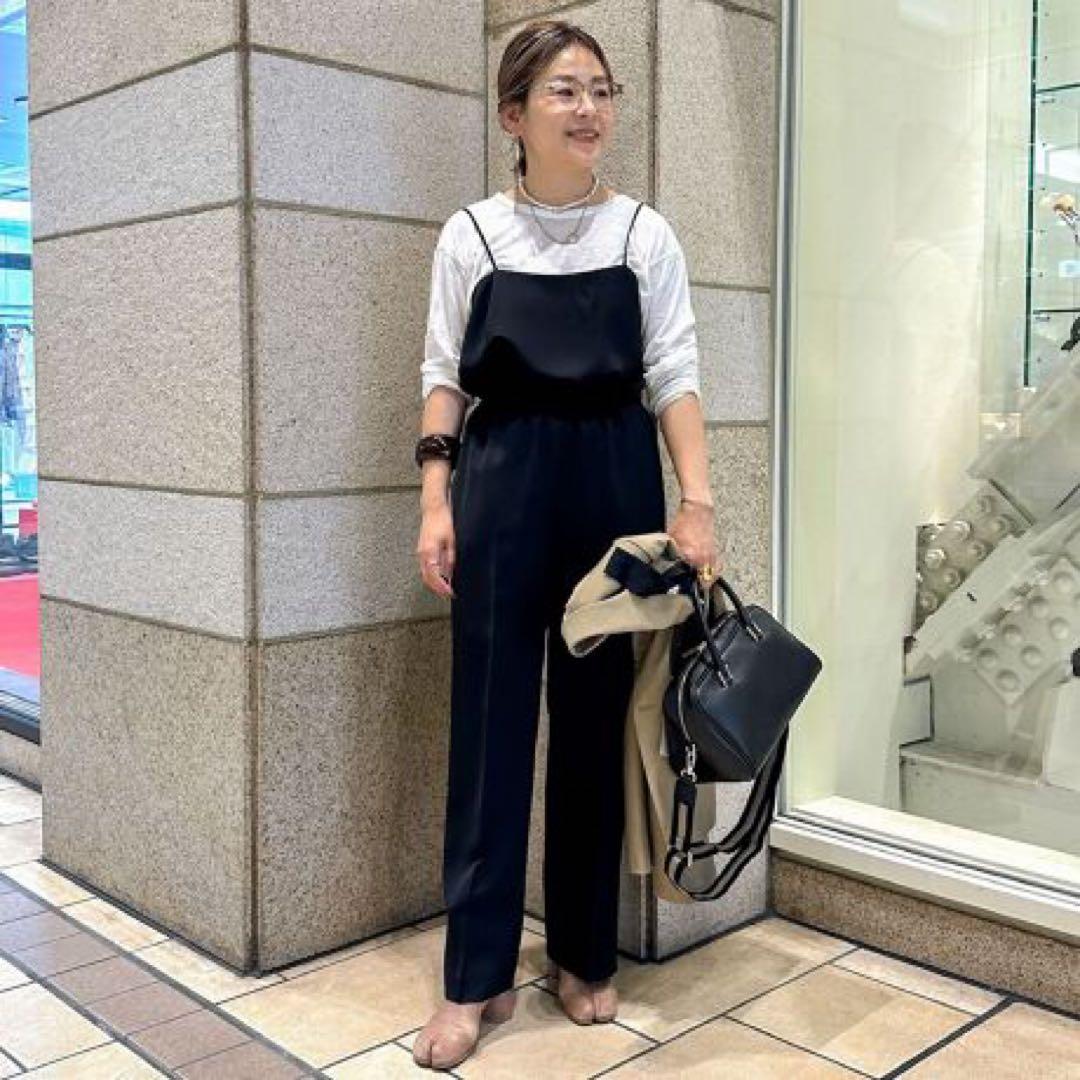 24AW ノーリーズ　ドレスアップロングキャミソール キャミソール　ブラック