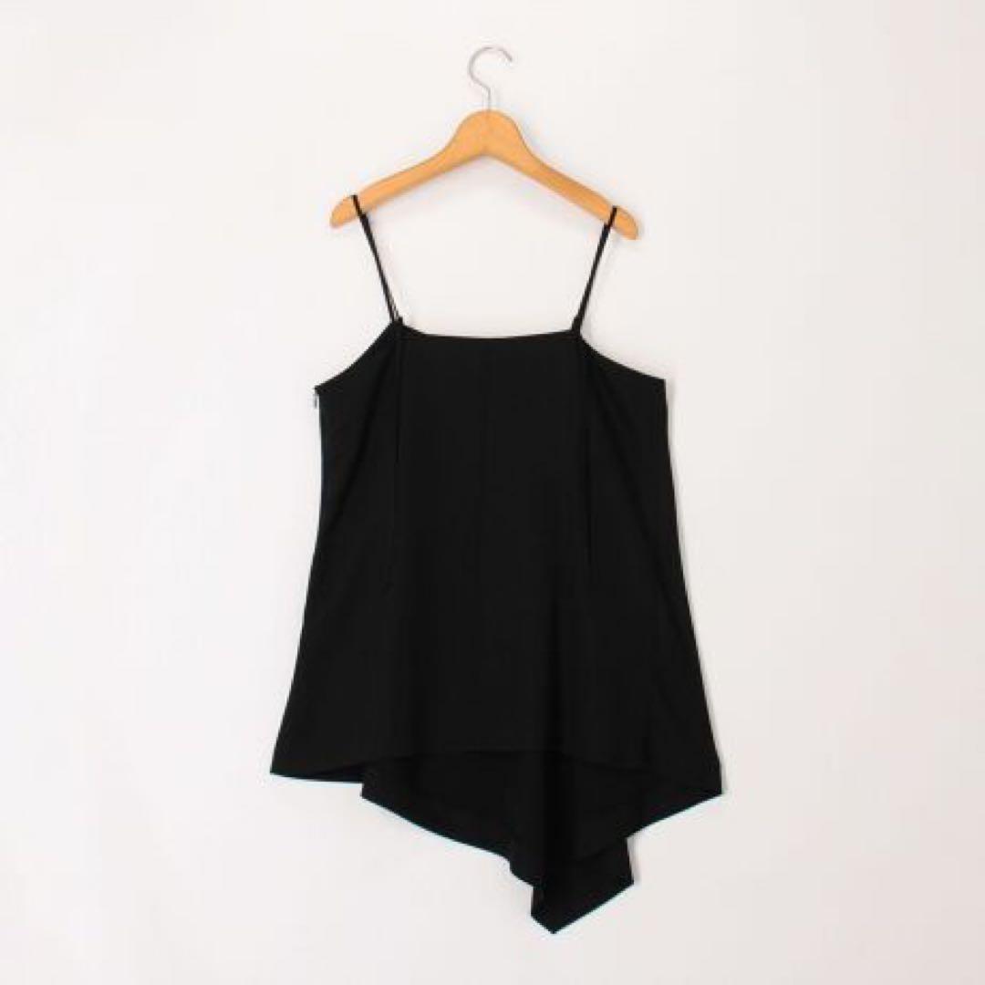 24AW ノーリーズ　ドレスアップロングキャミソール キャミソール　ブラック
