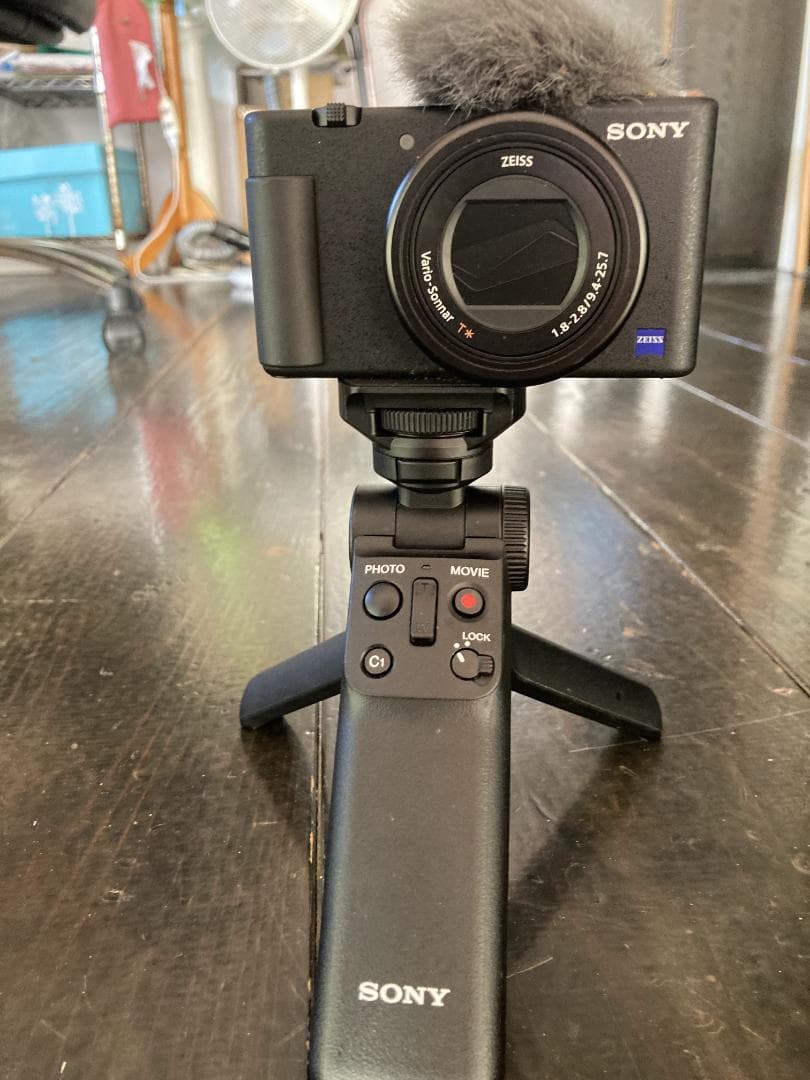 美品！SONY VLOGCAM ZV-1G ブラック グリップ付き