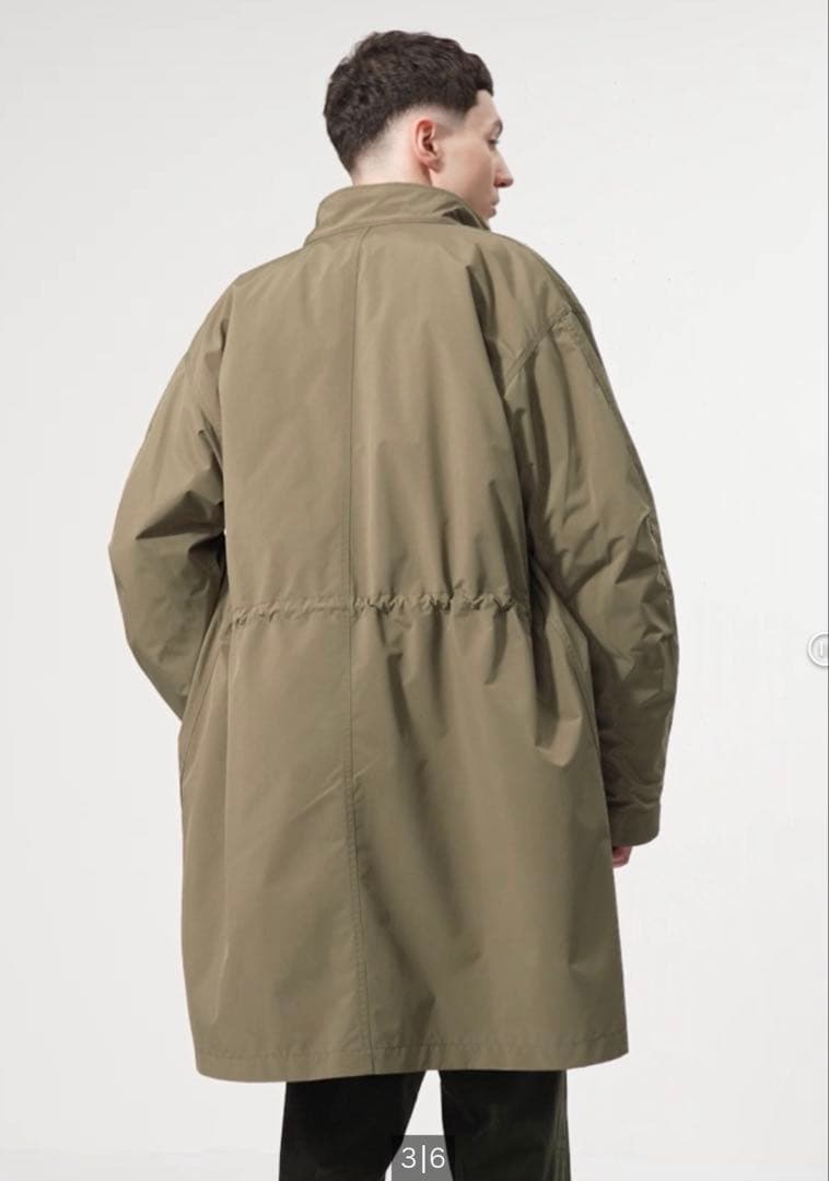 新品 UNIQLO ユニクロ ウィンドプルーフ2WAYコート ブラウン S