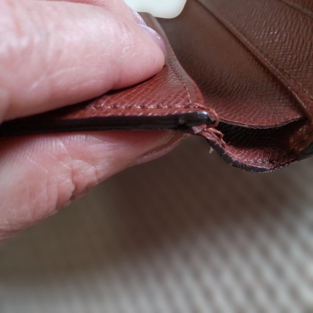 Louis Vuitton 二つ折り財布 ブラウン美品